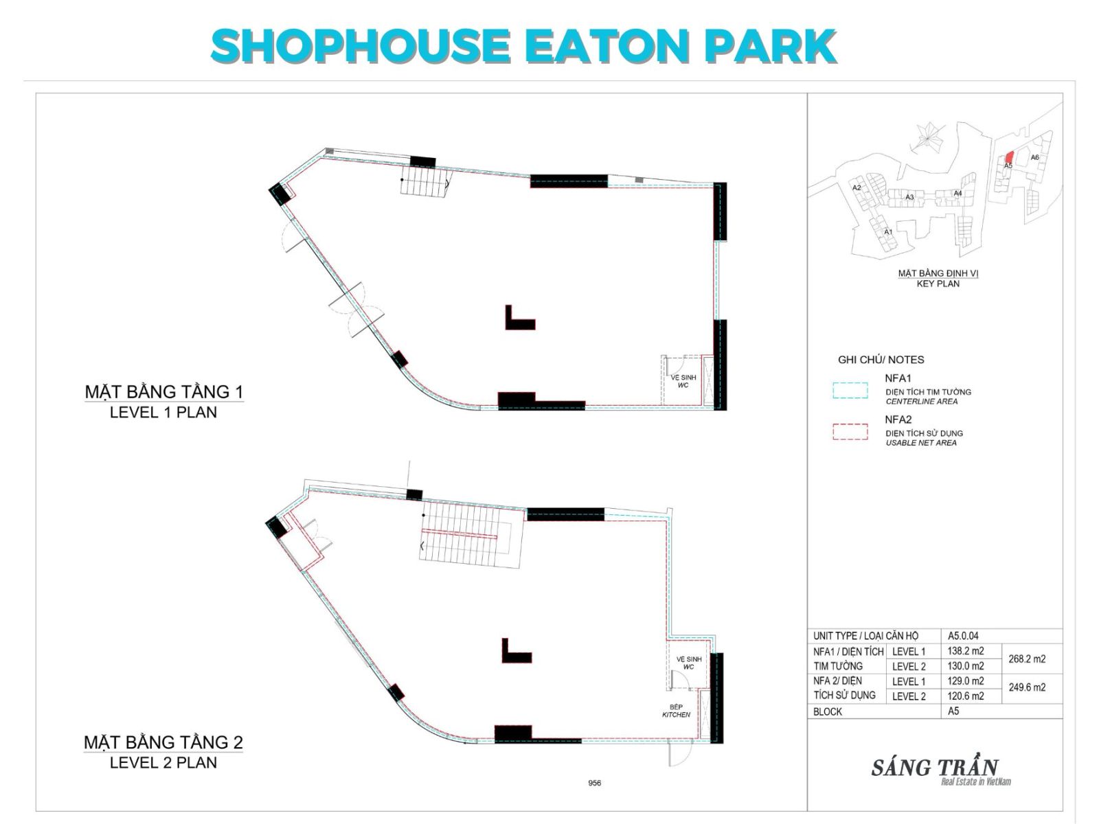 Mặt bằng tháp A5 Grove Eaton Park